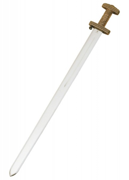 Das Norwegisches Wikinger-Schwert Oslo von Marto zeigt eine beeindruckende Klinge und einen detaillierten Griff mit nordischen Mustern. Es ist eine authentische Nachbildung, ideal für Sammler oder als Dekoration.
