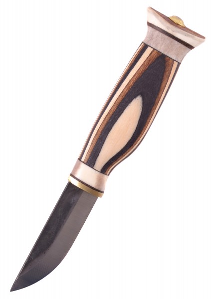 Das Zebraknife von Wood-Jewel ist ein elegantes Messer mit einer stabilen Klinge und einem Griff aus mehrfarbigem Holz. Der Griff zeigt ein einzigartiges Zebramuster, das dem Messer seinen Namen gibt.