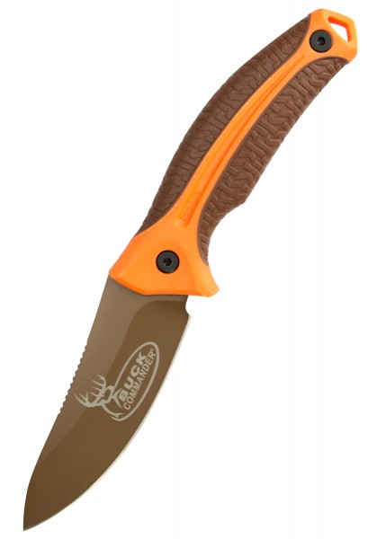 Das Kershaw LONEROCK Small Fixed Blade Jagdmesser zeichnet sich durch eine robuste, feststehende Klinge und einen ergonomischen Griff in Braun-Orange aus. Perfekt für Outdoor-Einsätze und Jagdaktivitäten. Ideal für präzises Schneiden.