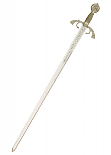 Das Schwert des großen Kapitäns von Marto ist ein detailreiches Langschwert. Es verfügt über eine fein gearbeitete Parierstange und einen reich verzierten Knauf, die beide mit komplizierten Mustern versehen sind. Die Klinge ist glatt und spitz.