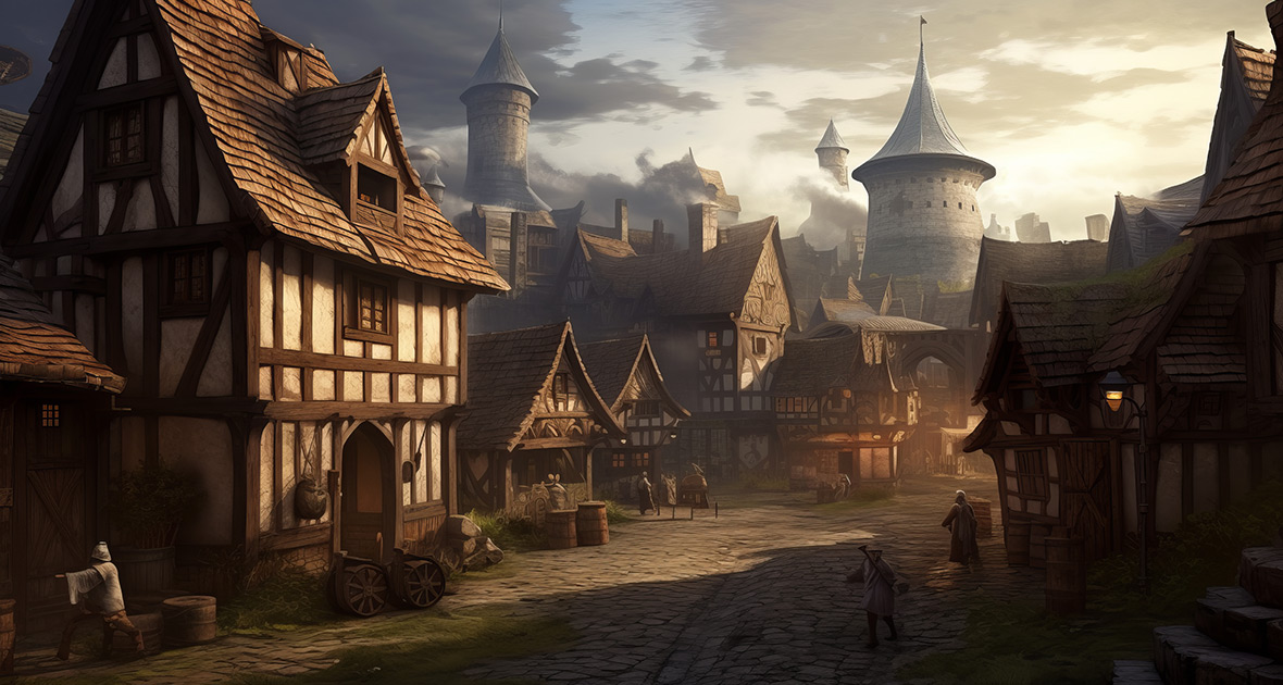 Das Leben in einer mittelalterlichen Stadt