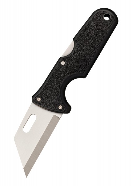 Das Click-N-Cut Cuttermesser hat eine scharfe, austauschbare Klinge und einen ergonomischen schwarzen Griff mit strukturierter Oberfläche für verbesserten Halt. Perfekt für präzises Schneiden bei verschiedenen Anwendungen.