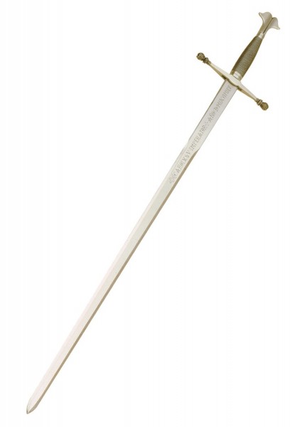 Das Schwert von Karl dem V. von Marto zeichnet sich durch sein elegantes Design aus. Es verfügt über eine fein gearbeitete Klinge mit Gravuren und einem kunstvoll gestalteten Griff. Ein zeitloses Sammlerstück für Liebhaber historischer Waffen.
