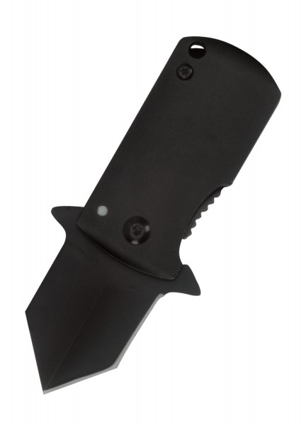 Das Black Legion Mini Assisted Open Taschenmesser hat eine kompakte, robuste Bauweise mit mattschwarzer Klinge und ergonomischem Griff. Ideal für den alltäglichen Gebrauch und Outdoor-Aktivitäten.