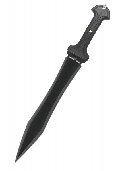 Das Combat Commander Gladius ist ein modernes Schwert mit schwarzer Klinge und rutschfestem Griff. Es bietet exzellente Balance und ist ideal für Kampfübungen oder als Sammlerstück. Inklusive passender Scheide.