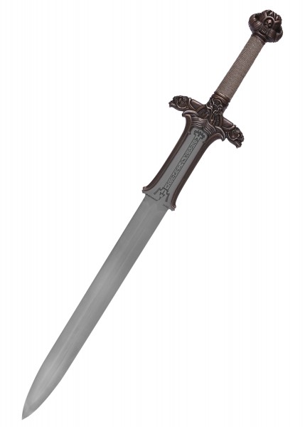 Bronzefarbenes Conan Schwert Atlantean von Marto. Das Schwert zeigt präzise Details und Gravuren, mit einem stabilen Griff und gut ausbalancierter Klinge. Ideal für Sammler und Fans von Fantasy-Repliken.