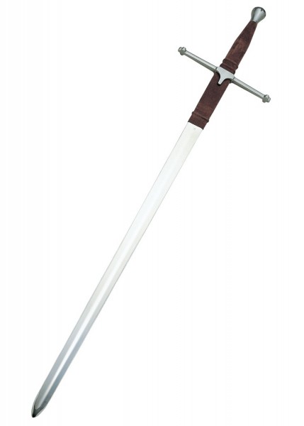 Das Schwert Braveheart von Marto ist ein imposantes und detailgetreues Replikat. Es verfügt über einen langen, polierten Stahlklinge und einen kunstvoll gearbeiteten Griff. Perfekt für Sammler und Liebhaber historischer Waffen.