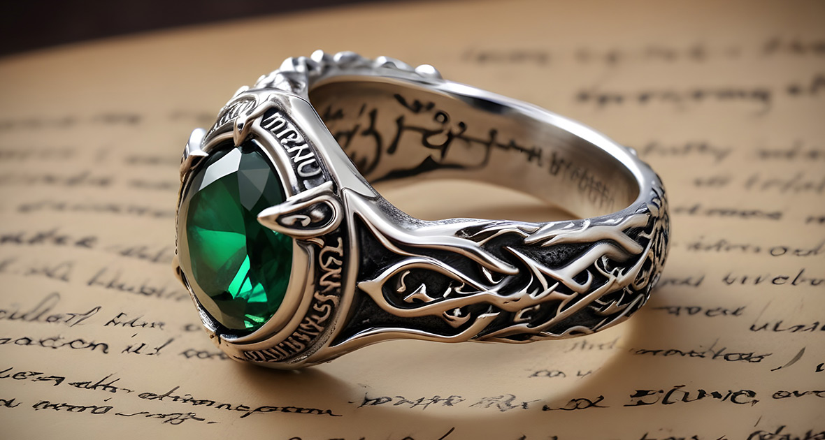 Der Ring von Barahir: Ein Symbol für Freundschaft und Liebe in Mittelerde / Herr der Ringe