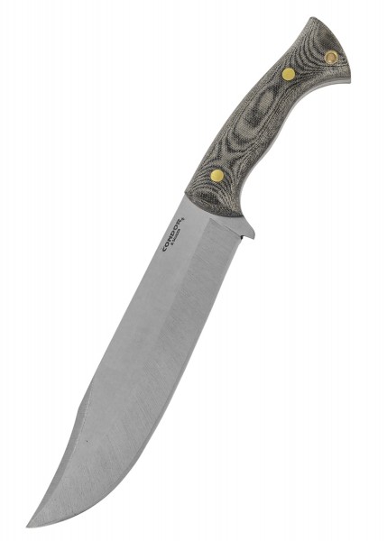 Das Plan A Knife von Condor ist ein robustes Messer mit einer breiten Metallklinge und einem ergonomischen Griff aus Micarta. Ideal für Outdoor- und Survival-Aktivitäten, bietet es zuverlässige Schneidleistung und komfortable Handhabung.