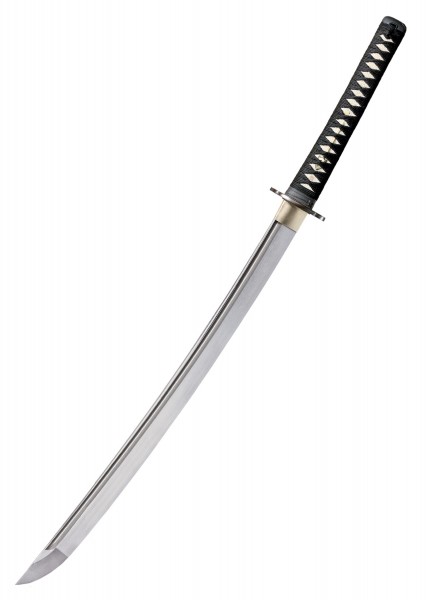 Die Chisa Katana aus der Warrior Serie von Cold Steel ist ein wunderschönes Schwert mit einer geschärften Klinge aus hochwertigem Stahl und einem kunstvoll gewickelten Griff. Ideal für Sammler und traditionelles Training.