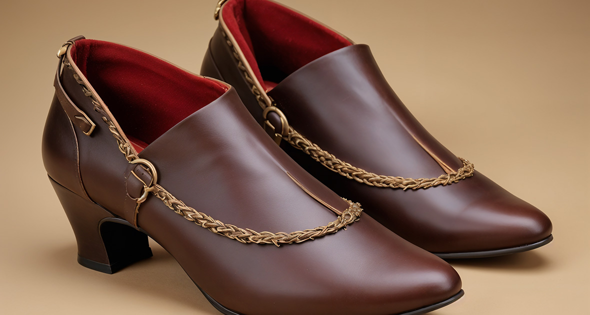 Mittelalterliche Schuhe und Fußbekleidung für Damen: Auf Spurensuche