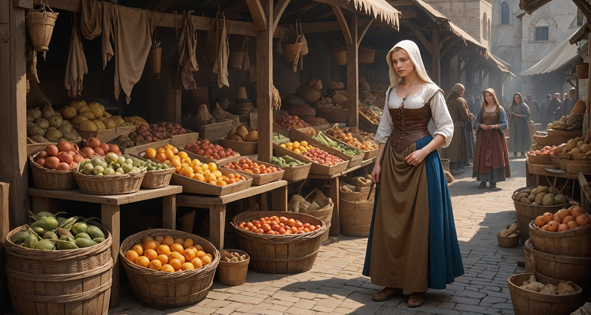 Gewandung: Mittelalterliche Frauenberufe und ihre historische Kleidung